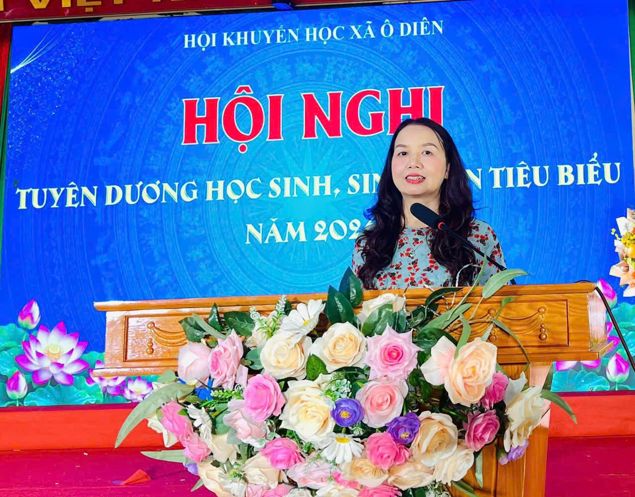 Xã Ô Diên lan tỏa tinh thần hiếu học, tuyên dương 383 gương tiêu biểu