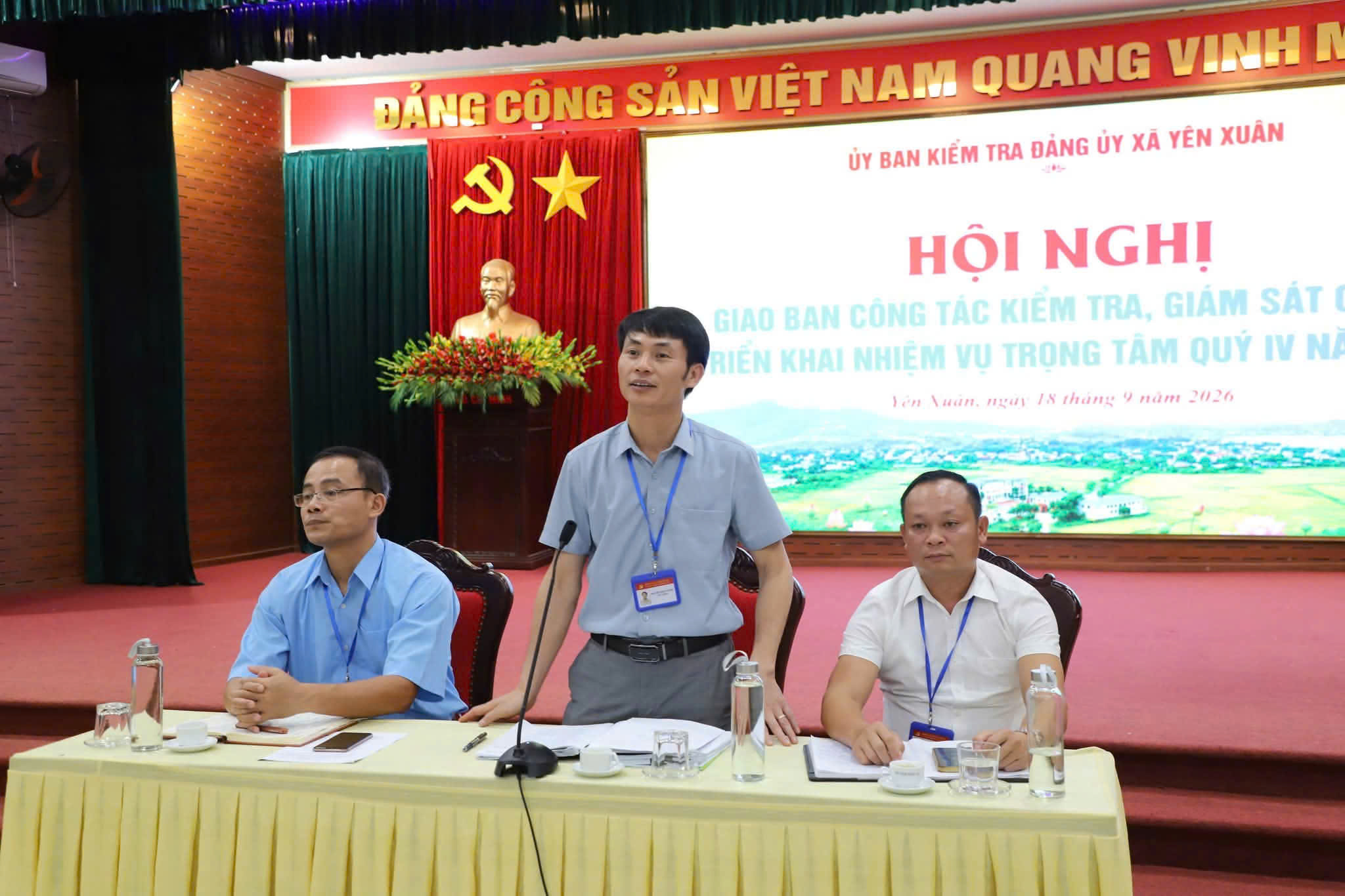 Xã Yên Xuân tăng cường giám sát thường xuyên, nâng cao hiệu quả công tác xây dựng Đảng