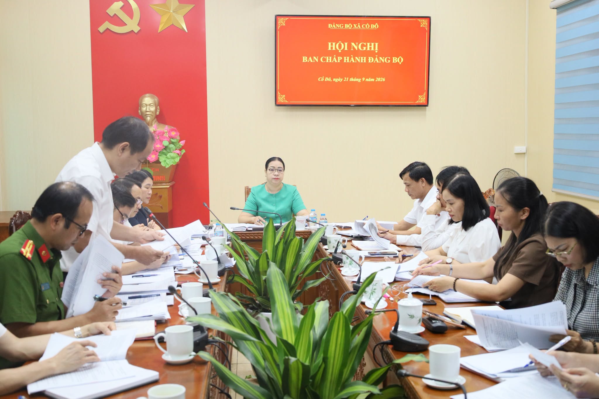 Ban Chấp hành Đảng bộ xã Cổ Đô: Rà soát các nội dung trọng tâm, tăng tốc nhiệm vụ những tháng cuối năm