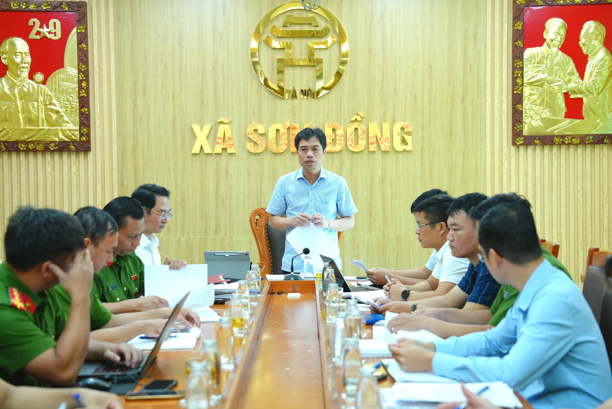 Xã Sơn Đồng lập 2 tổ công tác, xử lý dứt điểm vi phạm đất đai, xây dựng và phòng cháy, chữa cháy