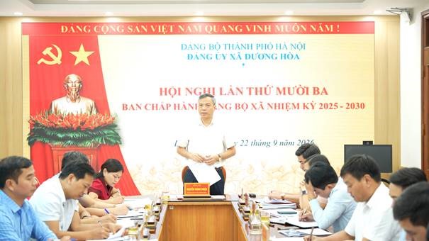 Đảng bộ xã Dương Hòa: Đổi mới phương thức lãnh đạo, tập trung tháo gỡ điểm nghẽn