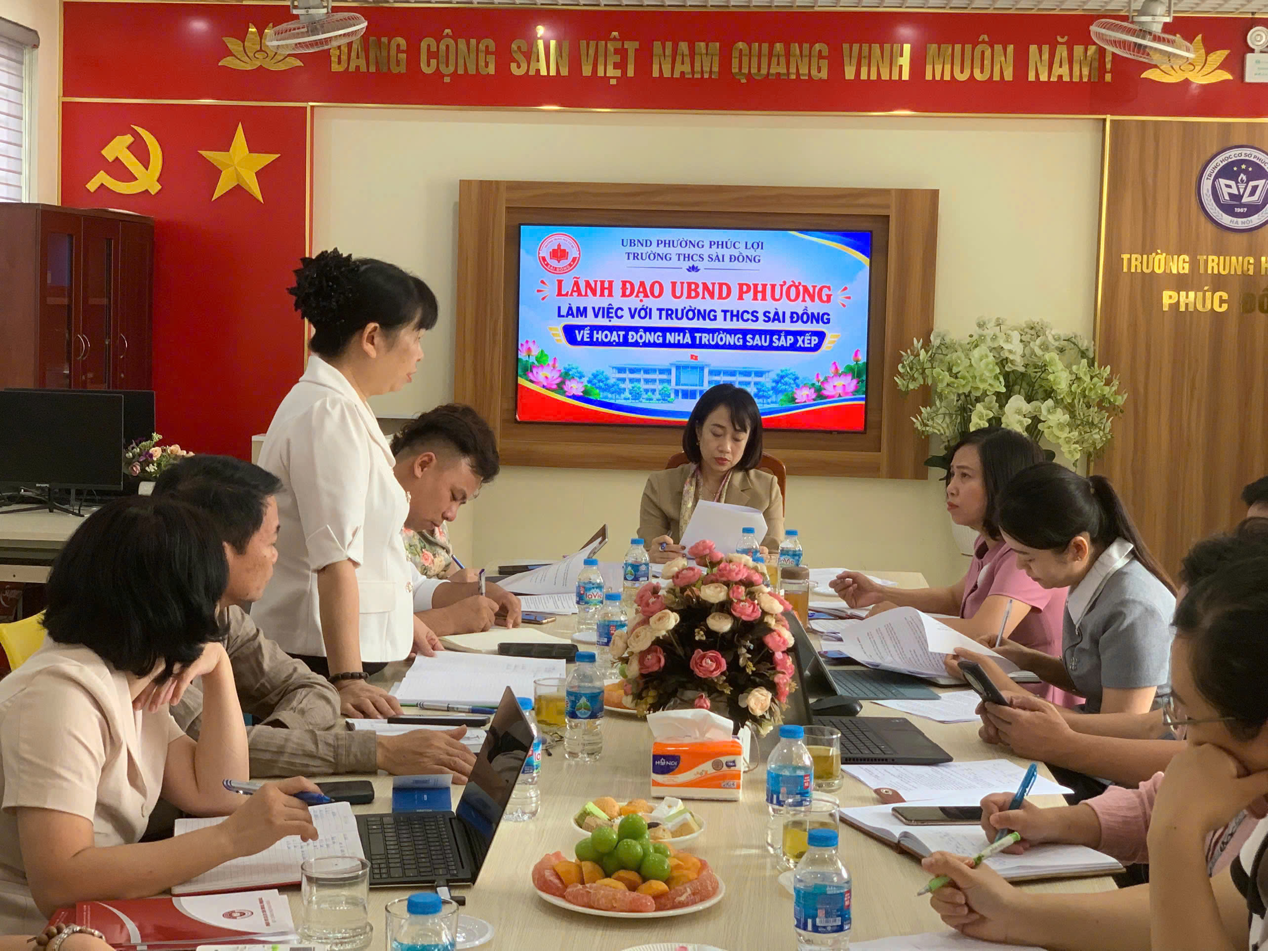 Phường Phúc Lợi đổi mới quản trị, tháo gỡ khó khăn, xây dựng trường học hạnh phúc