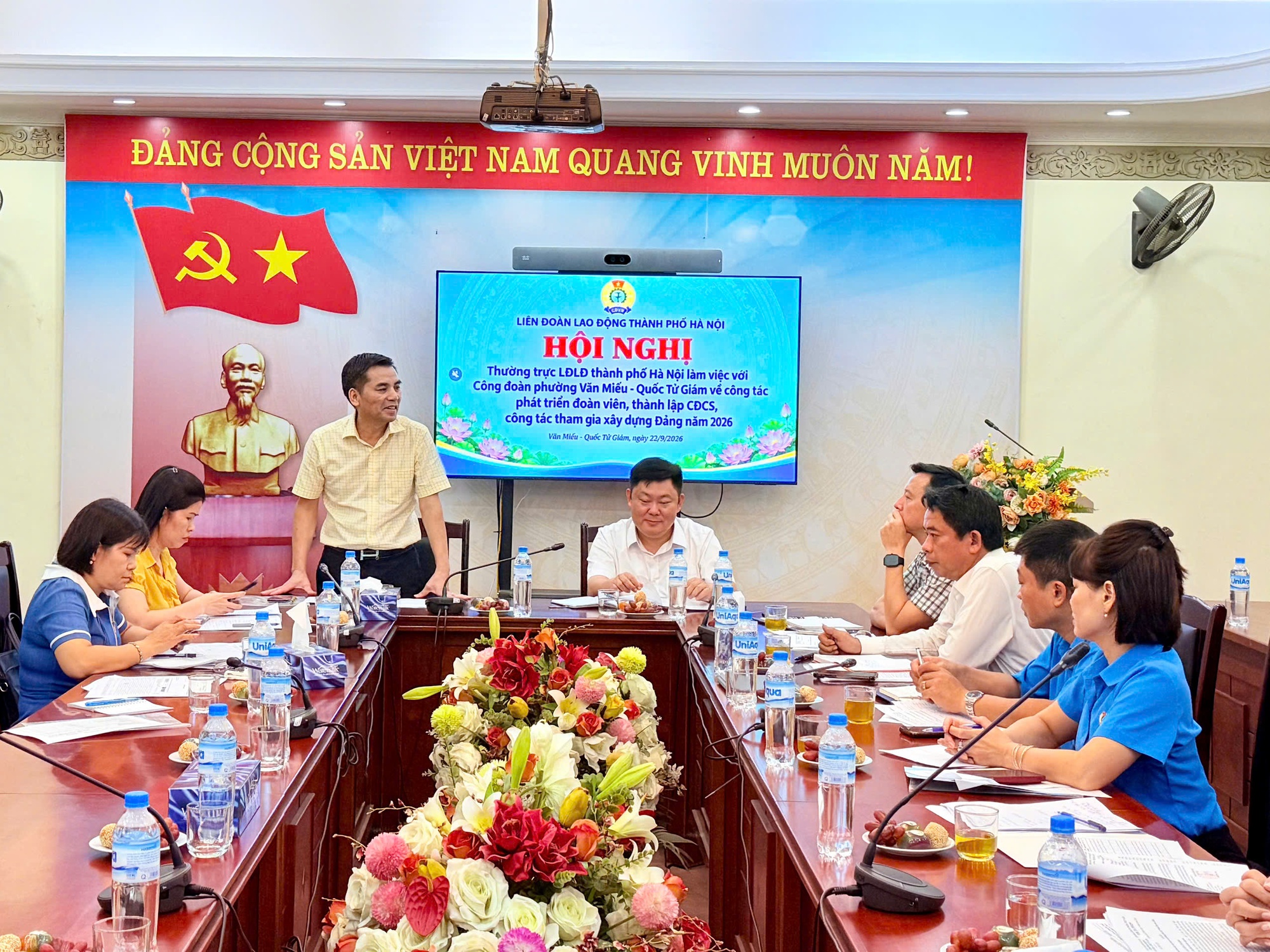 Phường Văn Miếu - Quốc Tử Giám đẩy mạnh phát triển đoàn viên, thành lập công đoàn cơ sở