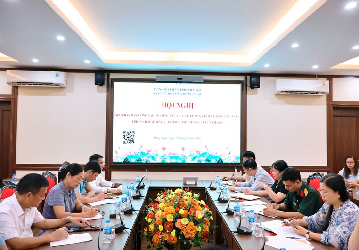 Đảng ủy phường Đông Ngạc đổi mới công tác tuyên giáo, chủ động định hướng dư luận