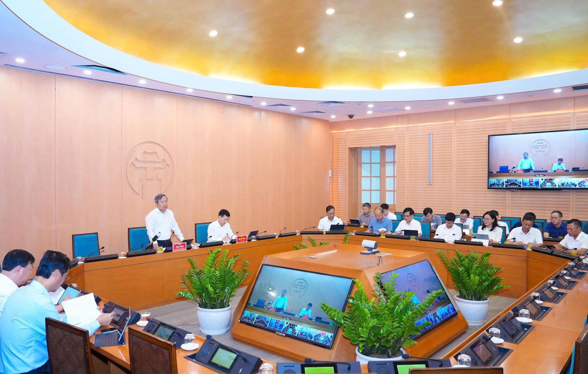 Hà Nội thực hiện tích cực, đồng bộ các giải pháp tiêu lũ sông Tích, sông Bùi