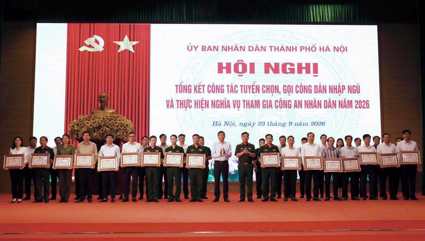 Hà Nội tiếp tục nâng cao chất lượng tuyển chọn công dân nhập ngũ và thực hiện nghĩa vụ tham gia Công an nhân dân