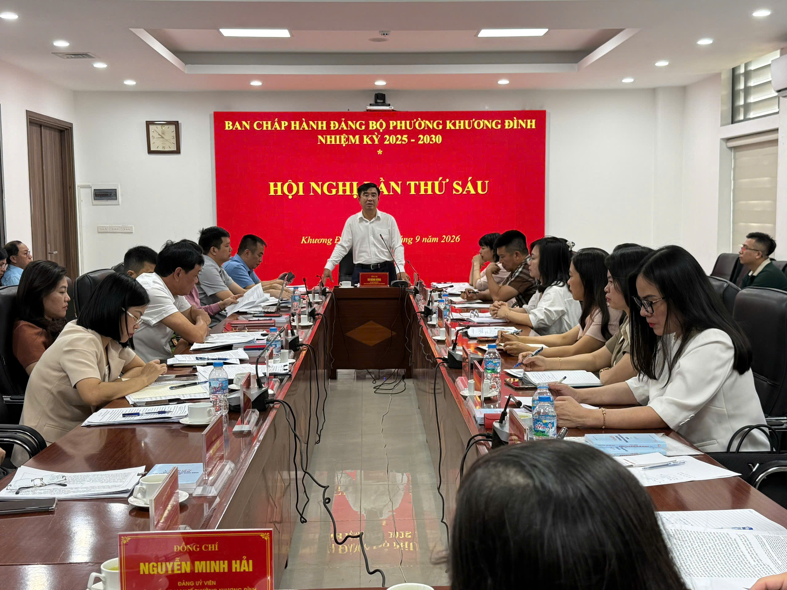 Ban Chấp hành Đảng bộ phường Khương Đình thống nhất nhiệm vụ trọng tâm những tháng cuối năm 2026