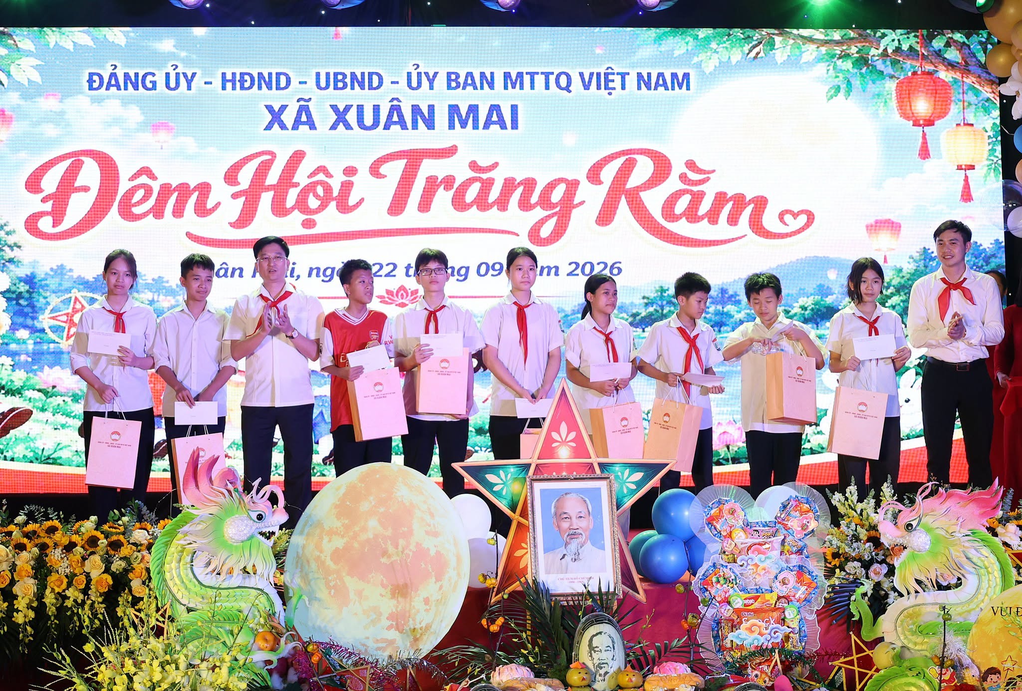 Xã Xuân Mai tổ chức “Đêm hội Trăng Rằm năm 2026” cho thiếu niên, nhi đồng