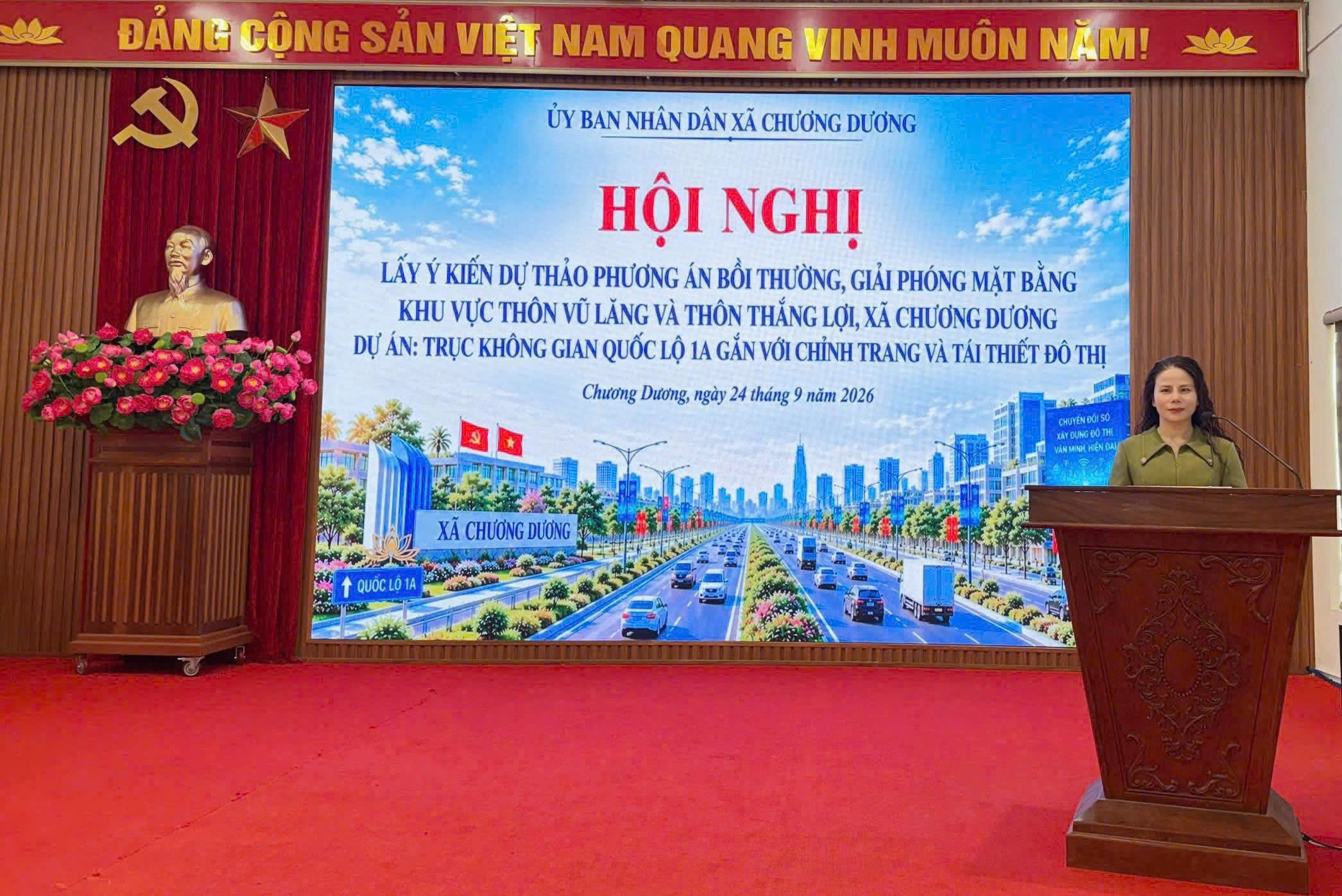 Xã Chương Dương: Đối thoại, lắng nghe để tạo đồng thuận trong giải phóng mặt bằng Quốc lộ 1A