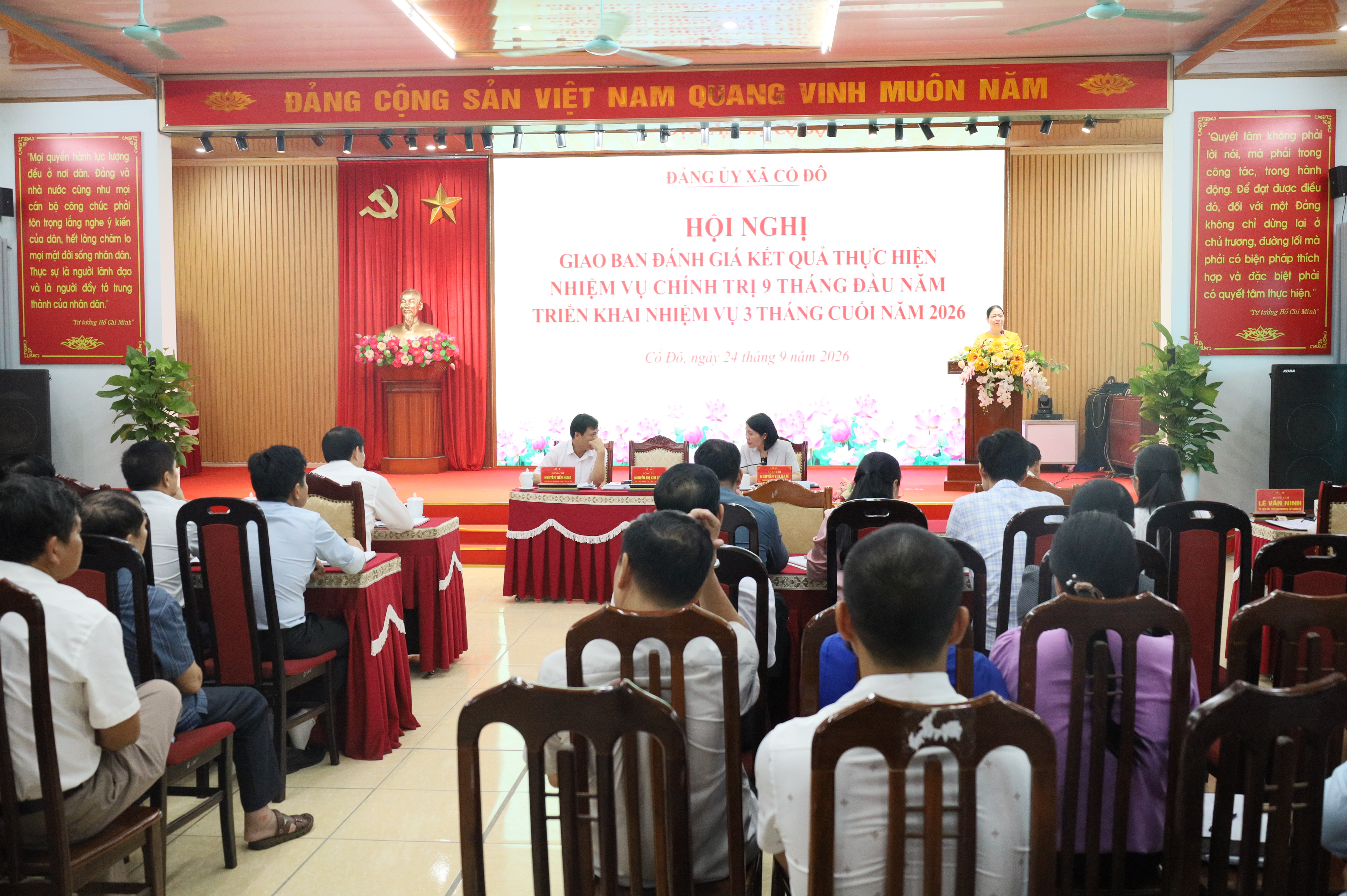 Đảng ủy xã Cổ Đô rà soát nhiệm vụ, quyết tâm hoàn thành kế hoạch năm 2026