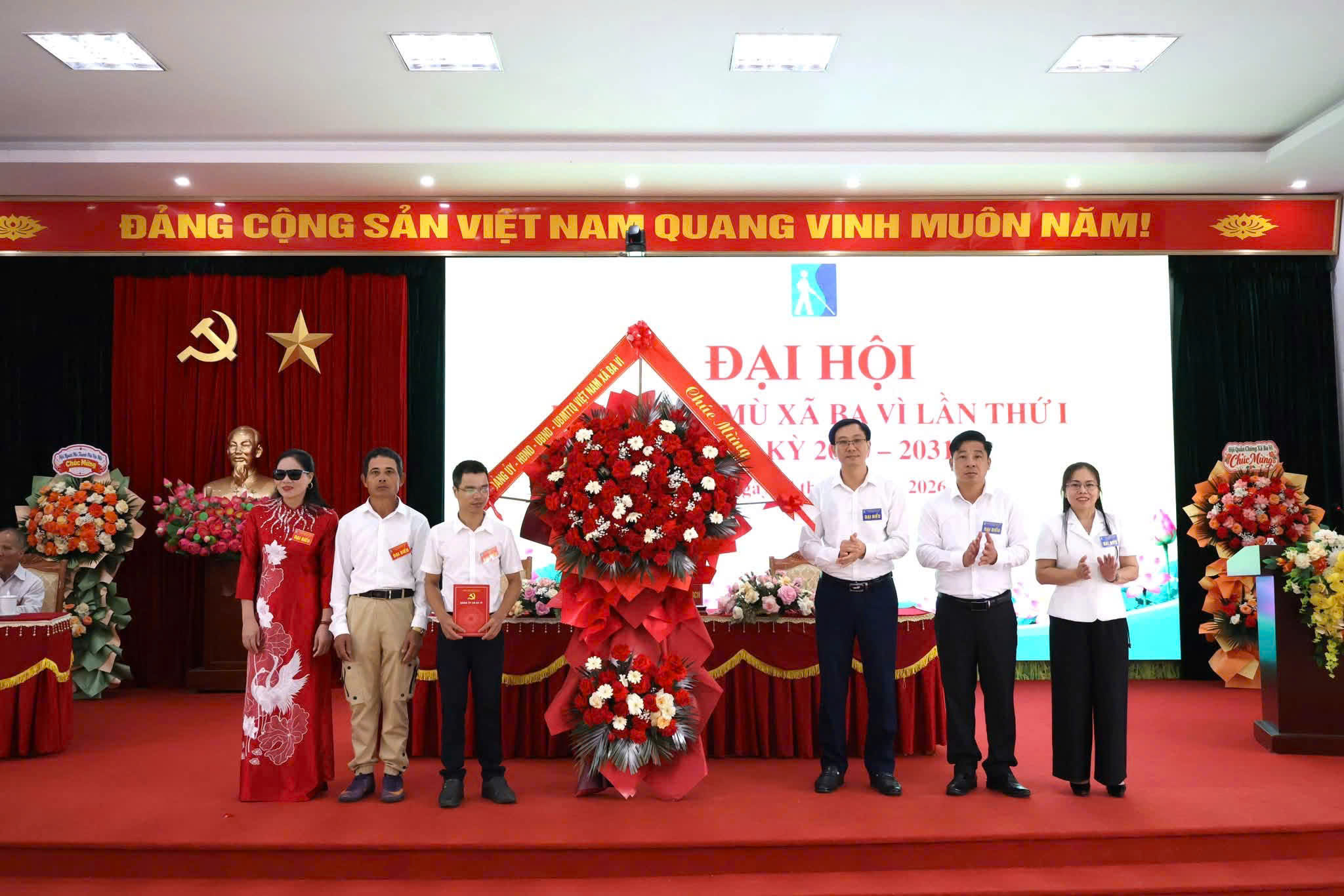 Đại hội đại biểu Hội Người mù xã Ba Vì lần thứ nhất: Củng cố tổ chức, chăm lo hội viên