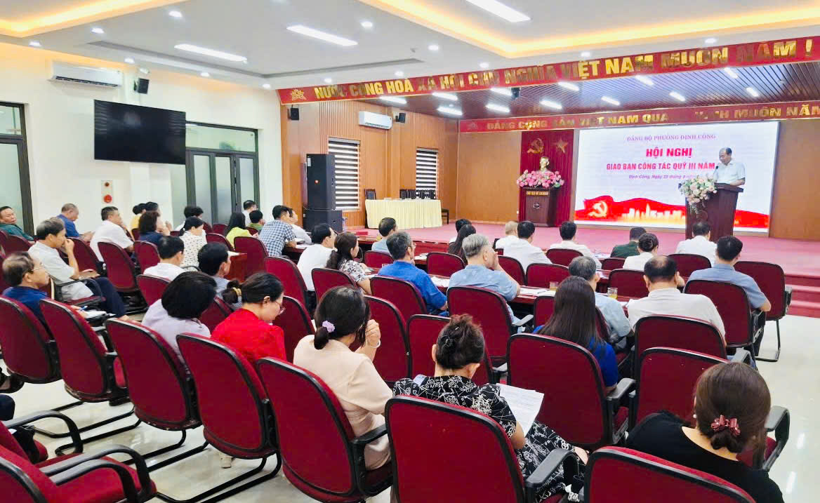Phường Định Công quyết tâm hoàn thành xuất sắc nhiệm vụ chính trị năm 2026