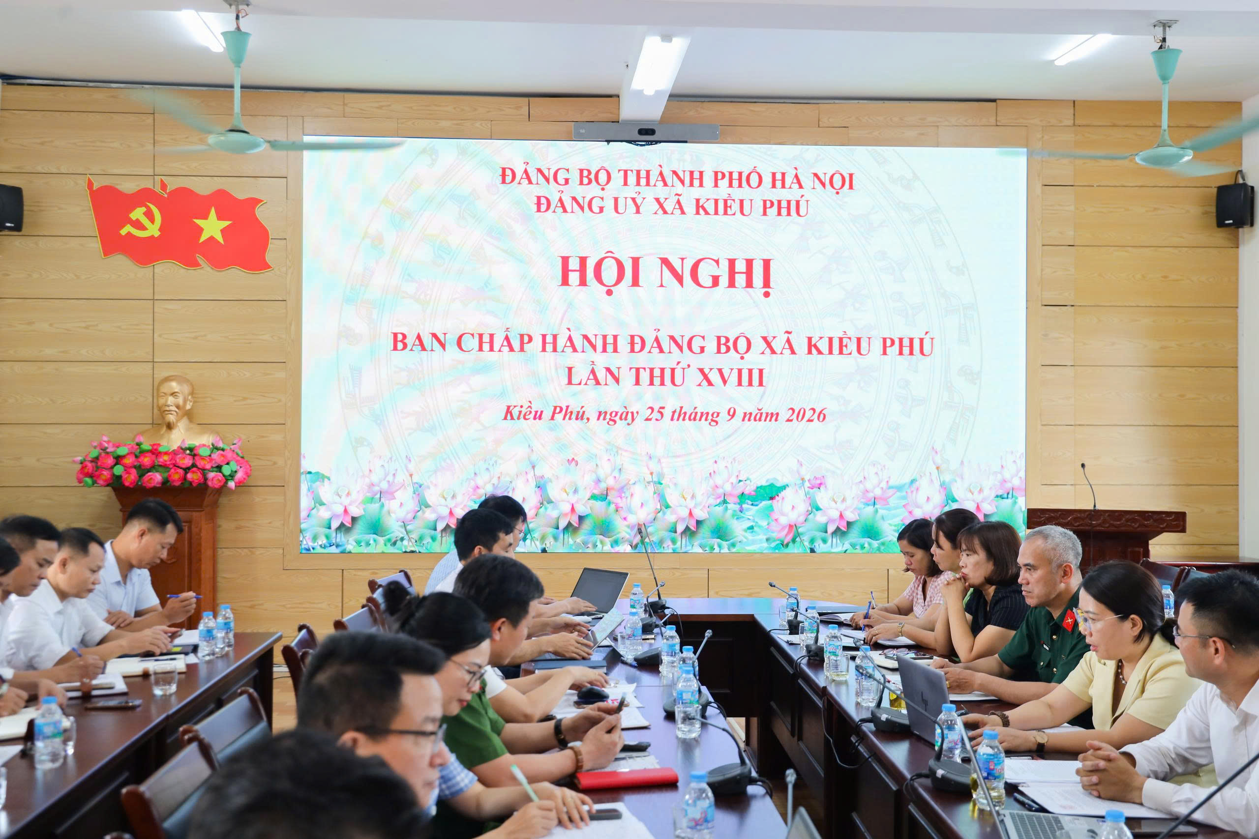 Hội nghị Ban Chấp hành Đảng bộ xã Kiều Phú lần thứ XVIII: Quyết tâm hoàn thành các chỉ tiêu năm 2026