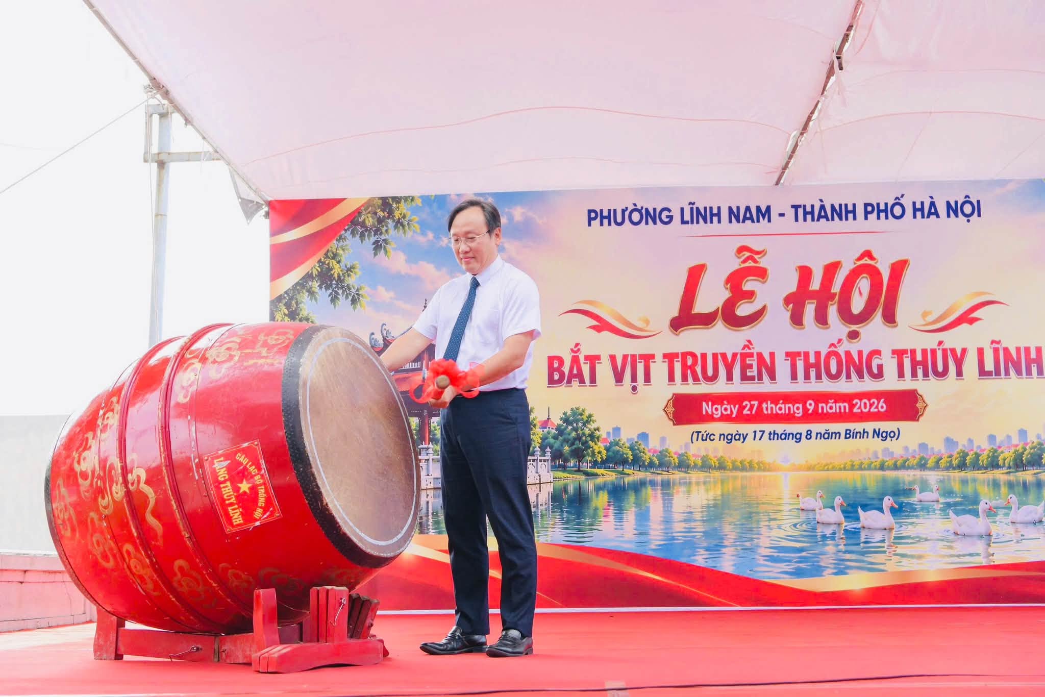 Phường Lĩnh Nam gìn giữ nét đẹp Lễ hội Bắt vịt làng cổ Thúy Lĩnh