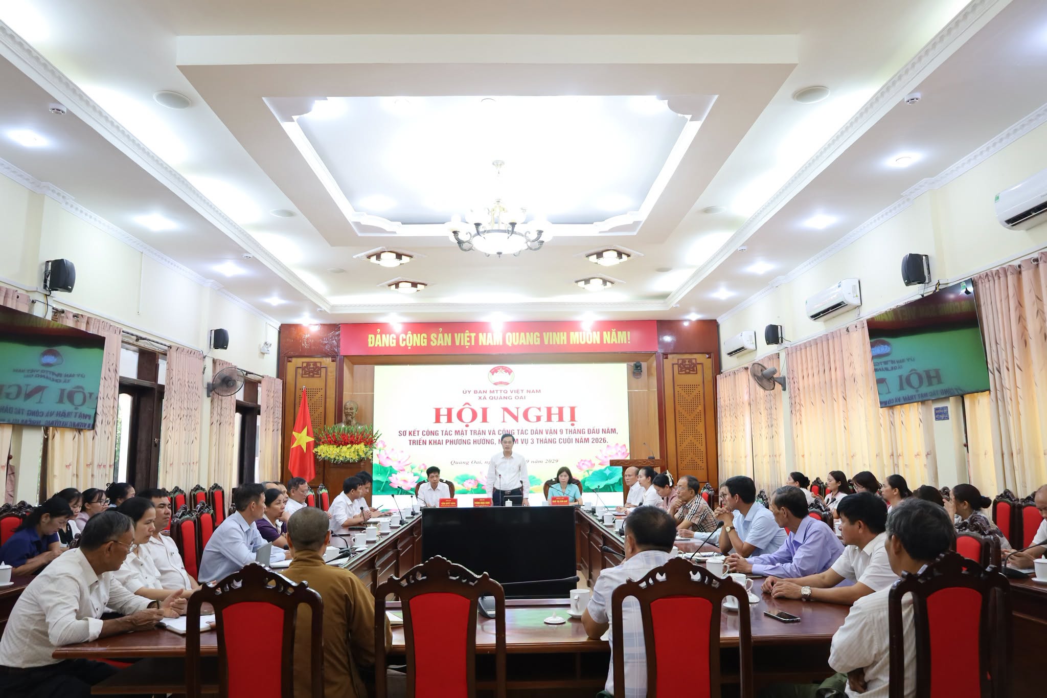 Xã Quảng Oai phát huy vai trò của Ủy ban MTTQ trong tập hợp, đoàn kết nhân dân
