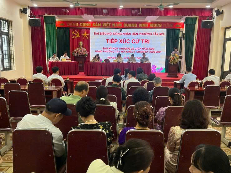 Phường Tây Mỗ tập trung giải quyết kiến nghị về Đình Đại Mỗ và giải phóng mặt bằng đường 70