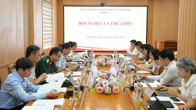 Hội nghị Ban Chấp hành Đảng bộ xã An Khánh thông qua nhiều nội dung quan trọng