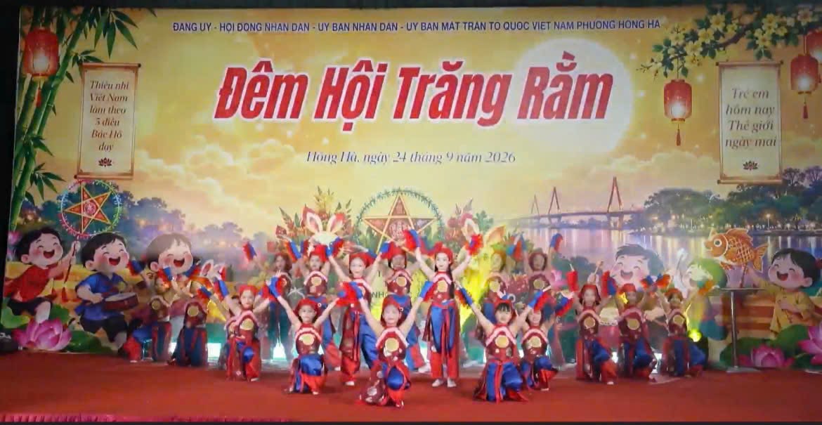 Phường Hồng Hà tổ chức Đêm hội Trăng rằm “Trung thu nhớ Bác” năm 2026