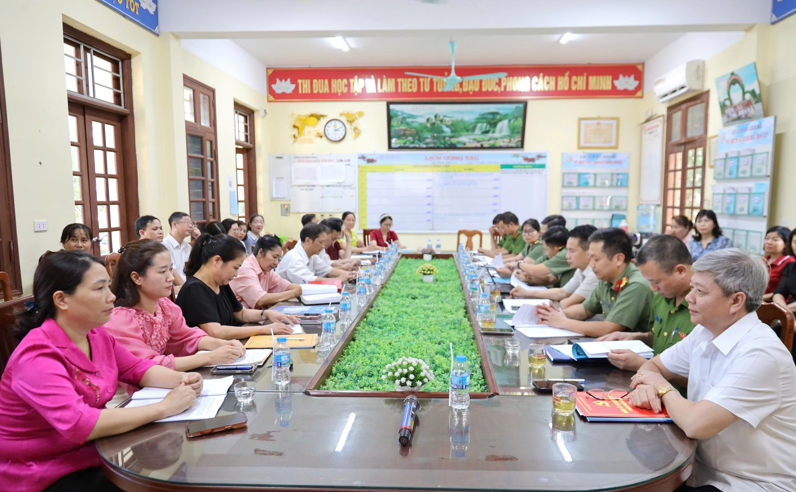 Xã Kiều Phú ra mắt mô hình “Trường học văn minh - Cộng đồng gắn kết”