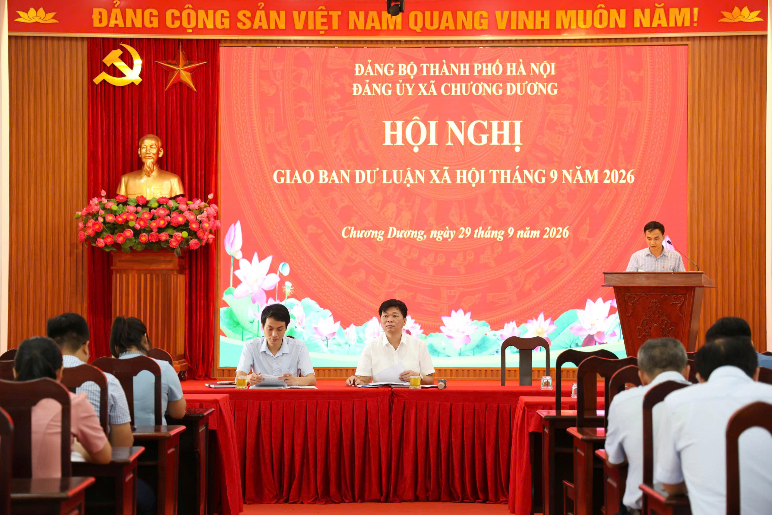 Xã Chương Dương: Nắm chắc dư luận, giải quyết kịp thời vấn đề nhân dân quan tâm