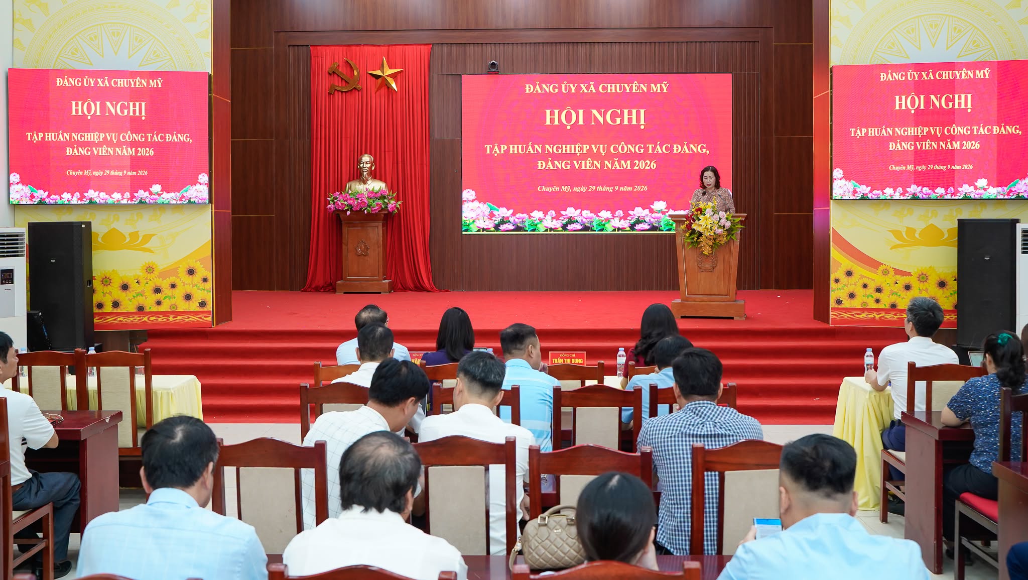 Xã Chuyên Mỹ chuẩn hóa nghiệp vụ công tác Đảng sau sắp xếp tổ chức