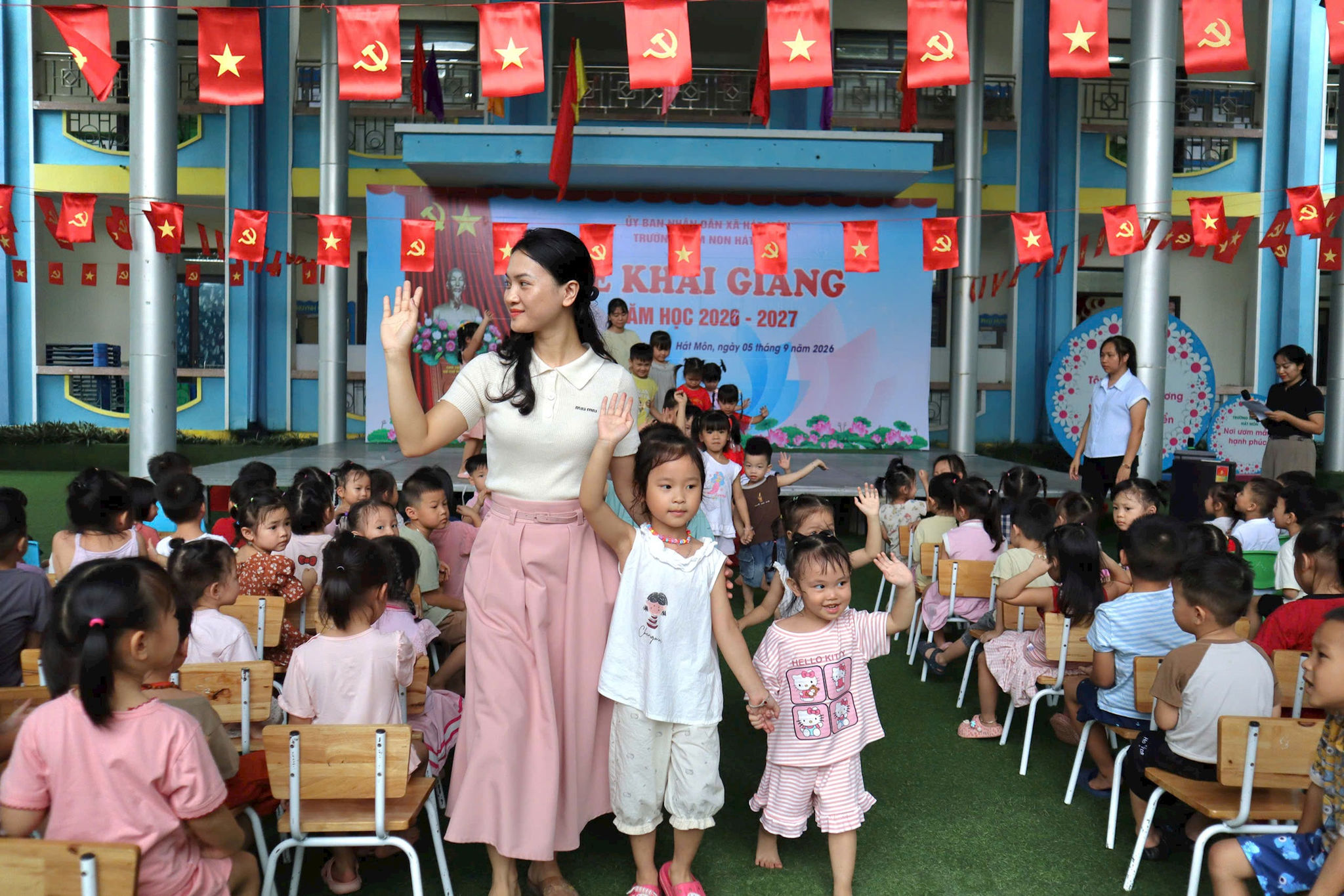 Xã Hát Môn sẵn sàng cho năm học mới 2026-2027