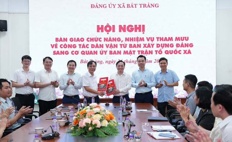 Xã Bát Tràng kiện toàn đầu mối dân vận, bảo đảm nhiệm vụ thông suốt từ cơ sở