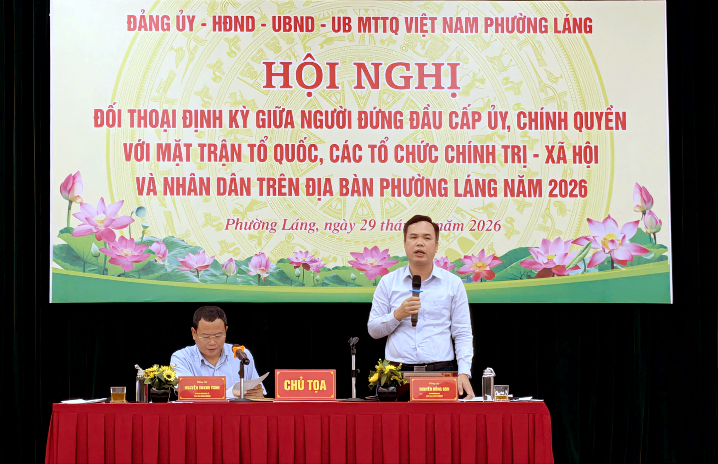 Phường Láng nâng cao hiệu quả đối thoại, tập trung giải quyết những vấn đề dân sinh