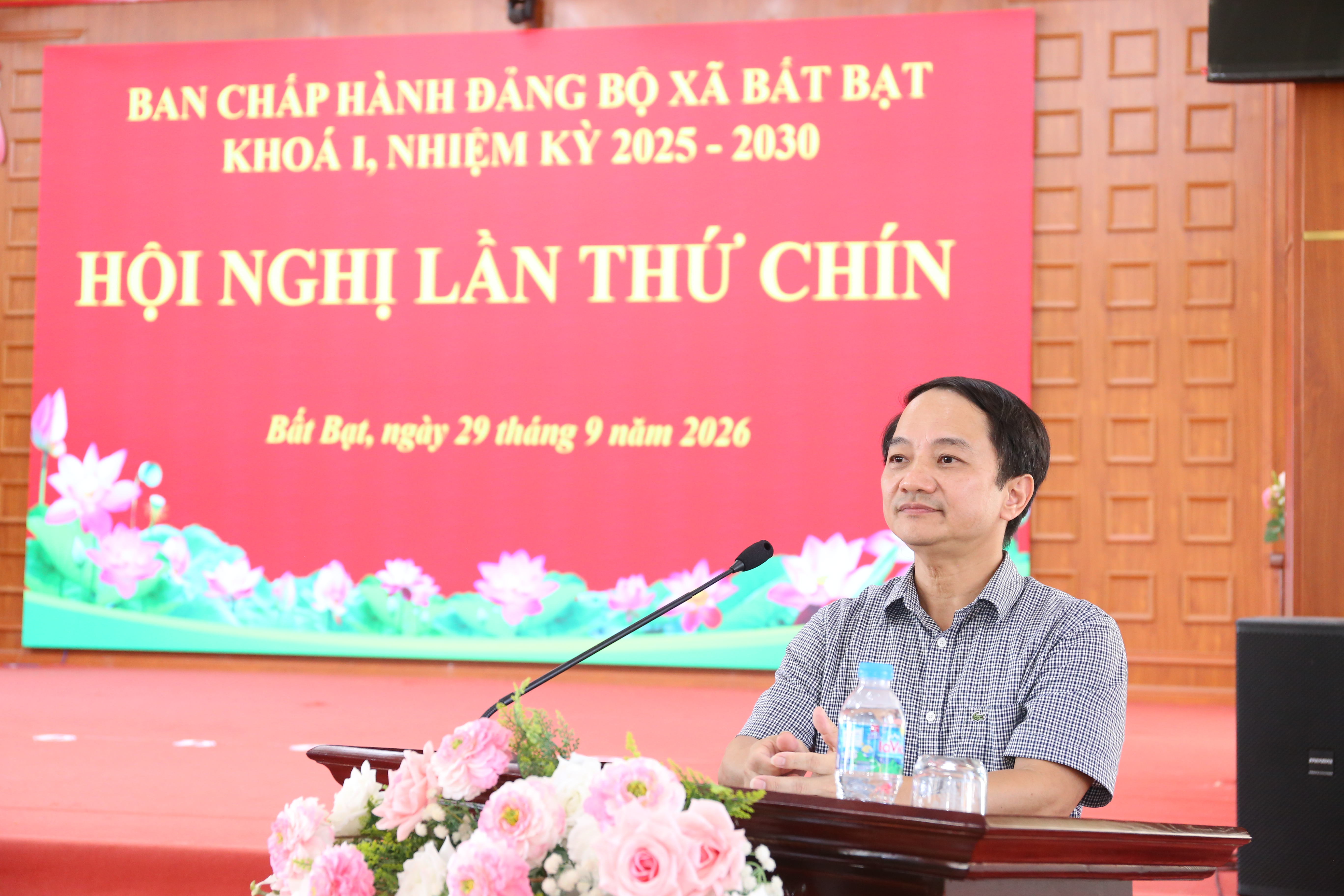 Hội nghị lần thứ 9, Ban Chấp hành Đảng bộ xã Bất Bạt khóa I, nhiệm kỳ 2025-2030 quyết nghị nhiều nội dung quan trọng.