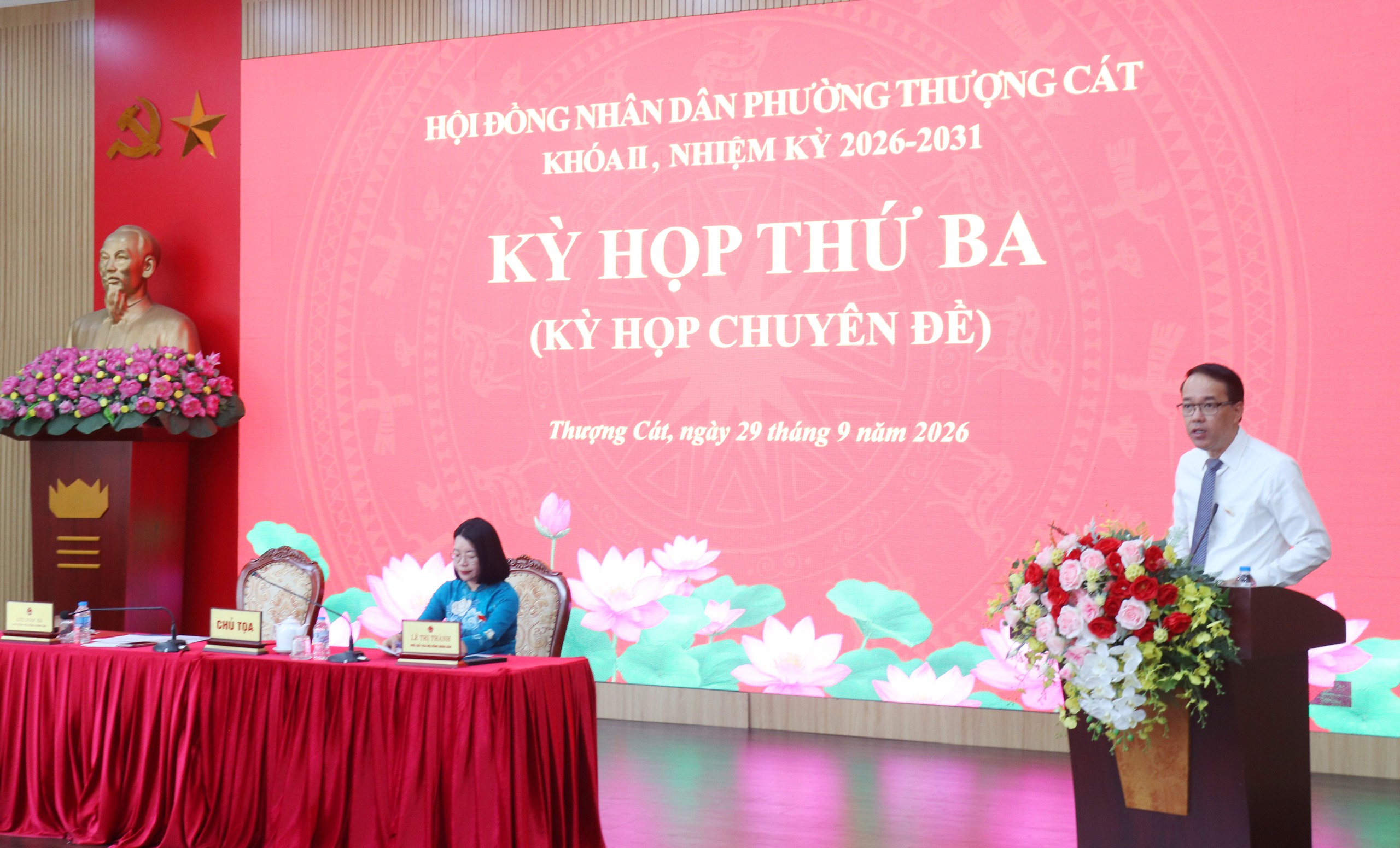 HĐND phường Thượng Cát thông qua 6 nghị quyết về tổ chức bộ máy và đầu tư công