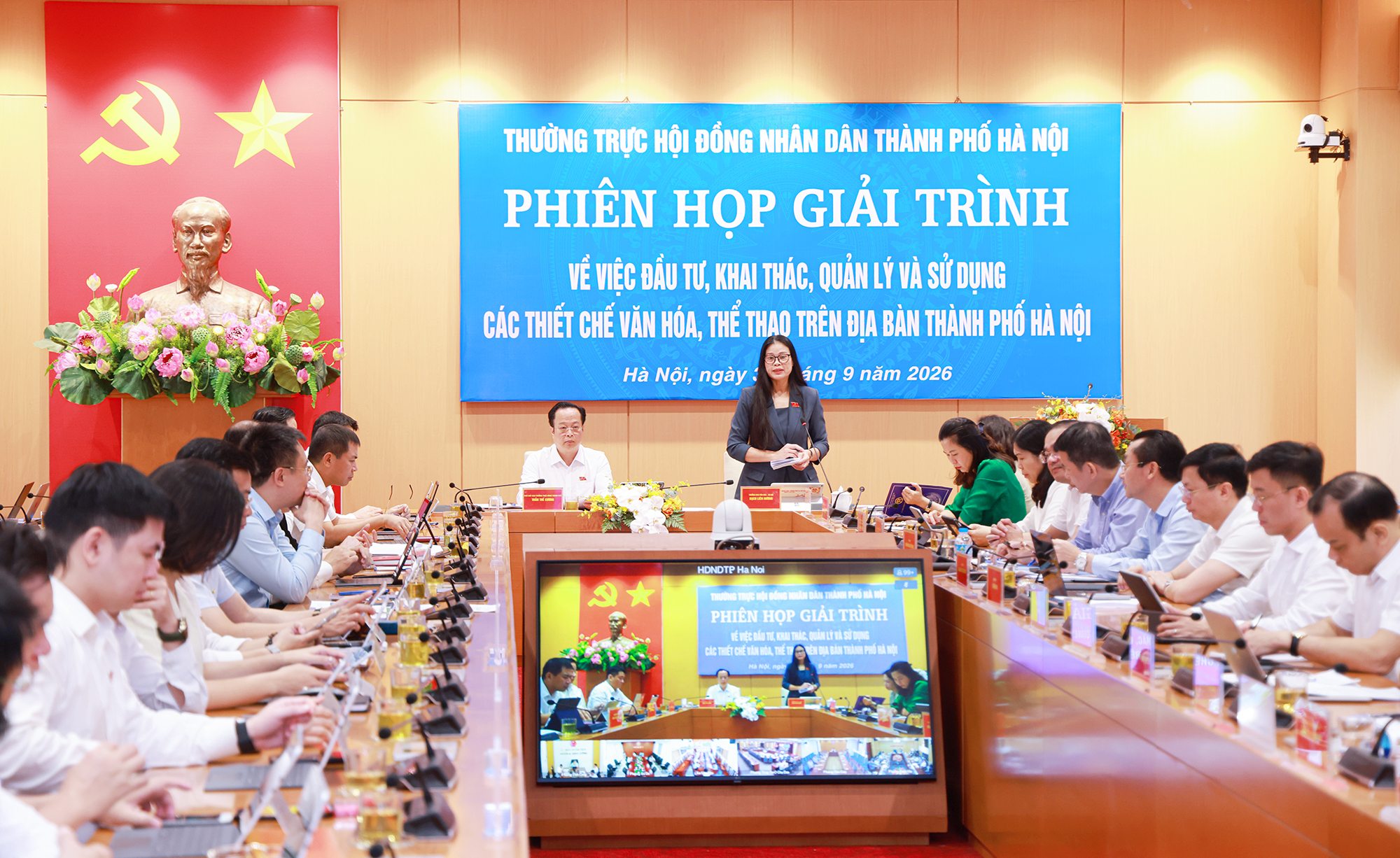 HĐND thành phố Hà Nội yêu cầu làm rõ trách nhiệm, hiệu quả khai thác thiết chế văn hóa, thể thao