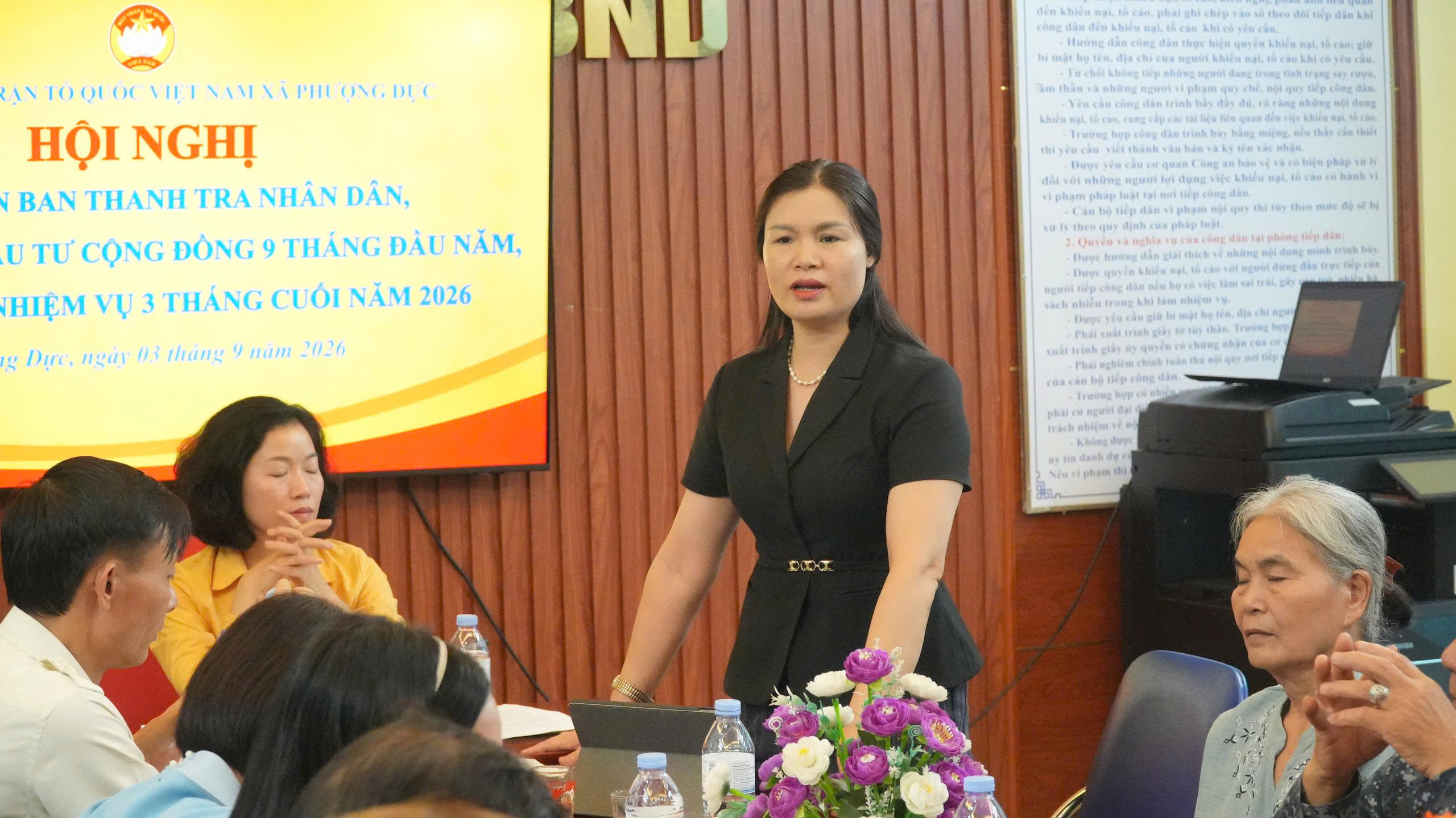 Xã Phượng Dực nâng chất giám sát từ cơ sở, theo sát việc giải quyết kiến nghị của nhân dân