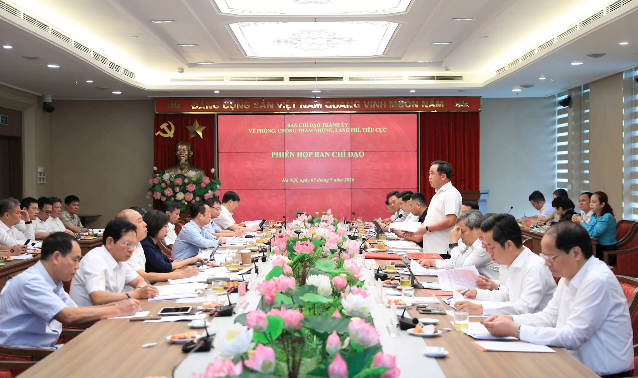 Đẩy mạnh phòng ngừa từ sớm, từ xa đối với tham nhũng, lãng phí, tiêu cực 