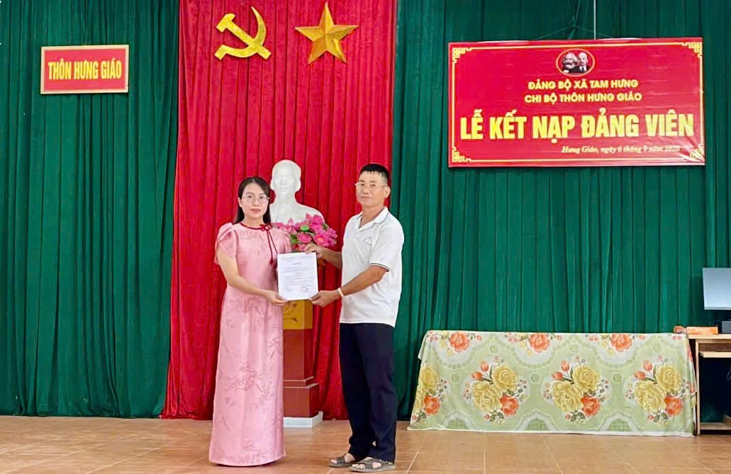 Xã Tam Hưng: Phát huy vai trò đảng viên, củng cố đồng thuận từ cơ sở