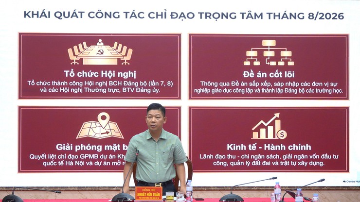 Xã Thanh Oai tăng tốc nhiệm vụ tháng 9, tập trung giải phóng mặt bằng và tháo gỡ việc khó từ cơ sở