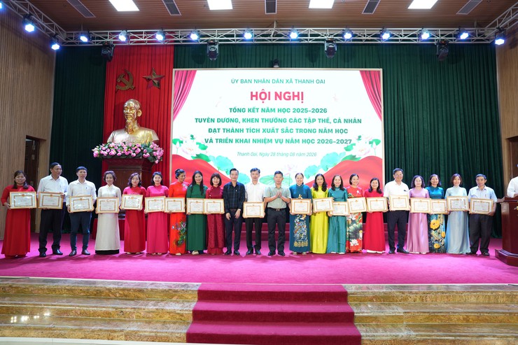 Xã Thanh Oai nâng cao chất lượng giáo dục, hướng tới môi trường học tập hiện đại và an toàn