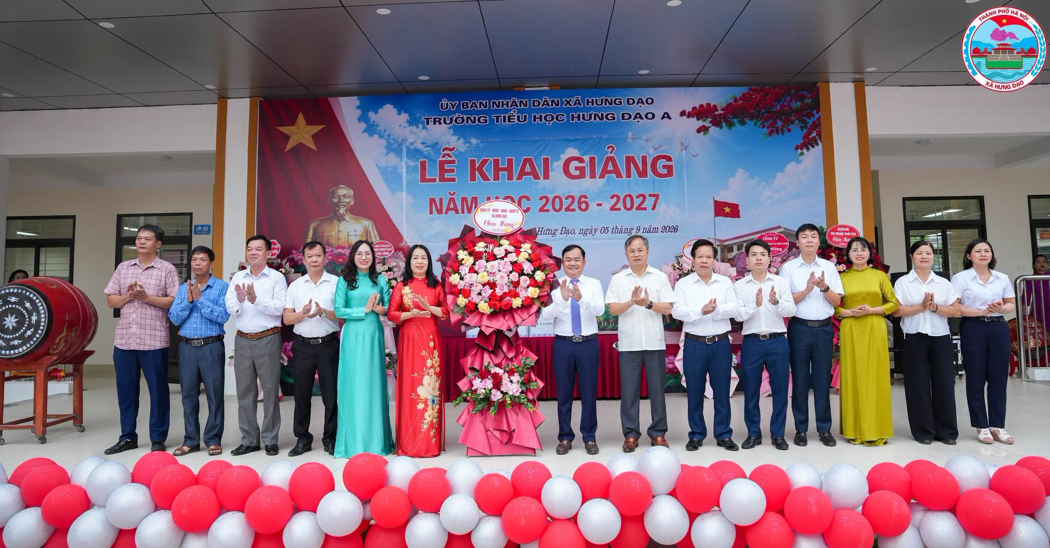 Xã Hưng Đạo rộn ràng ngày khai giảng năm học mới 2026-2027