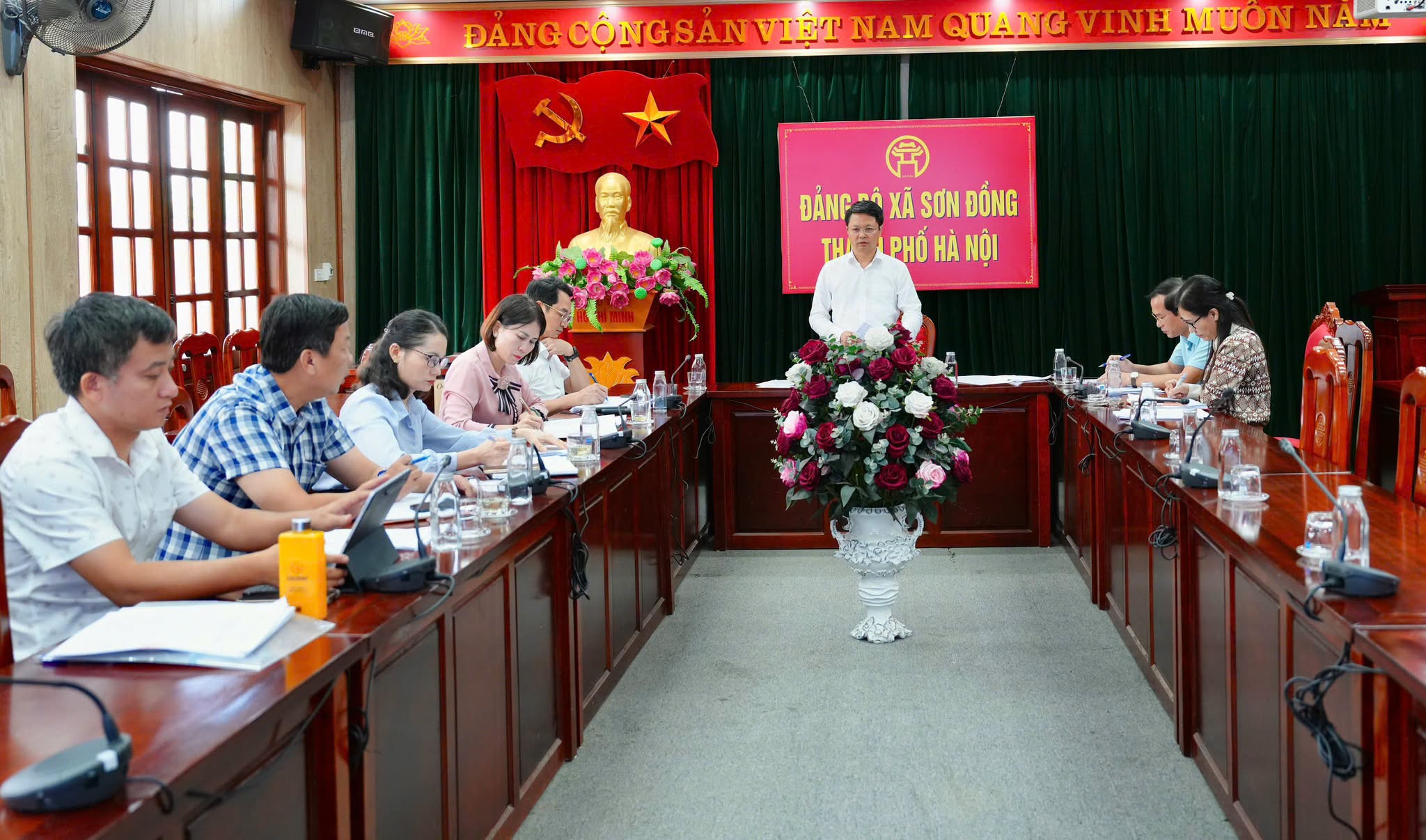 Xã Sơn Đồng tập trung tháo gỡ điểm nghẽn nhà ở xã hội, đầu tư công và dữ liệu đất đai