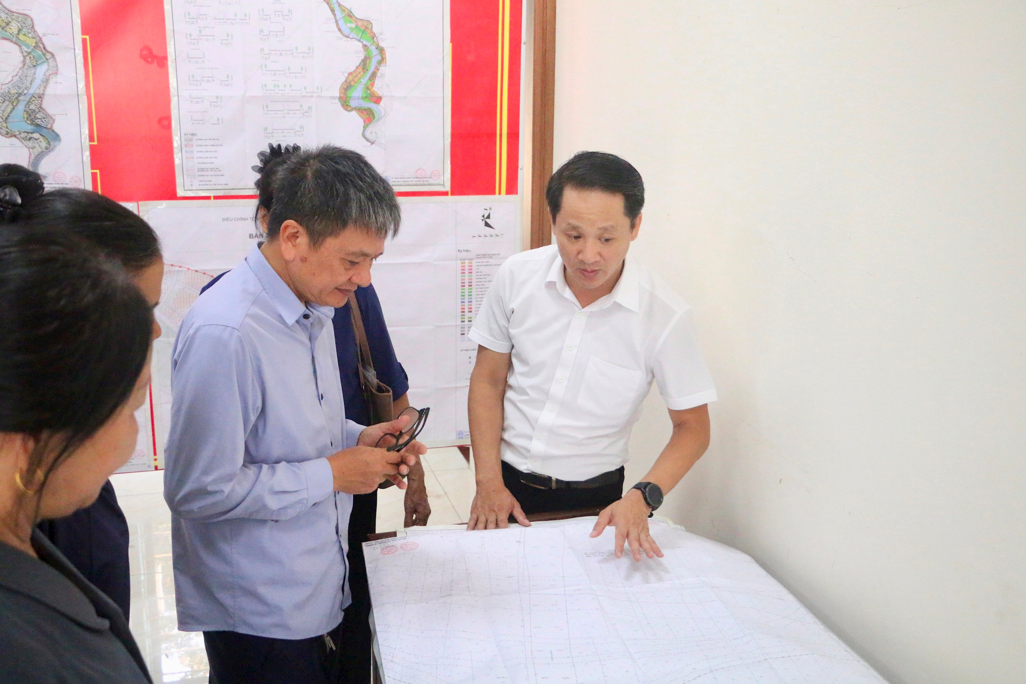 Xã Vĩnh Thanh lấy ý kiến nhân dân về điều chỉnh Quy hoạch phân khu đô thị sông Hồng