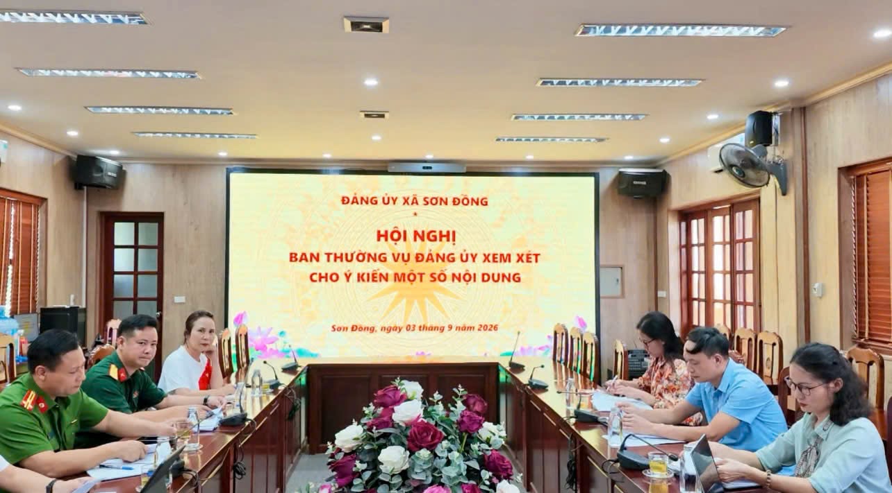 Xã Sơn Đồng chuẩn bị năm học mới, hoàn thiện quy chế lãnh đạo nhiệm kỳ 2025-2030