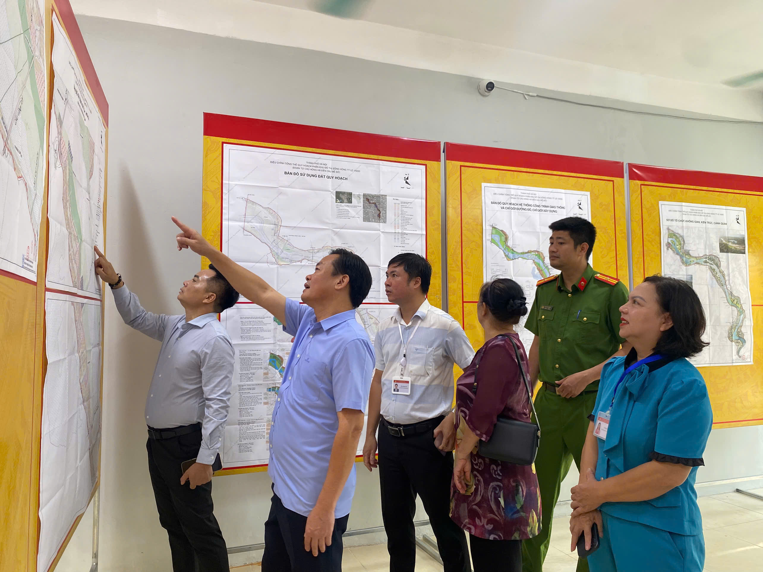 Phường Hồng Hà tổ chức 5 điểm lấy ý kiến nhân dân về Quy hoạch phân khu đô thị sông Hồng
