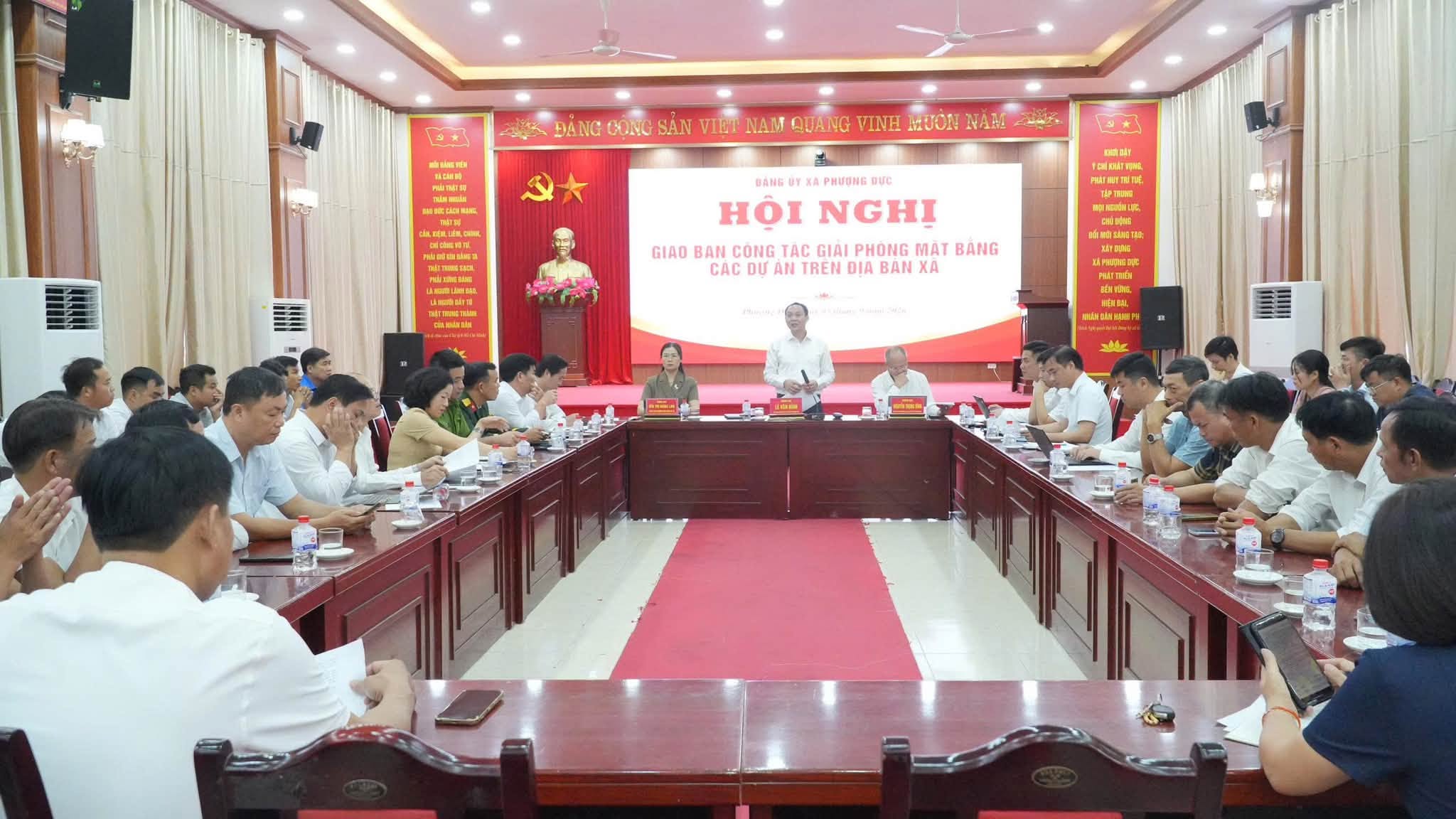 Xã Phượng Dực tập trung tháo gỡ vướng mắc giải phóng mặt bằng 9 dự án