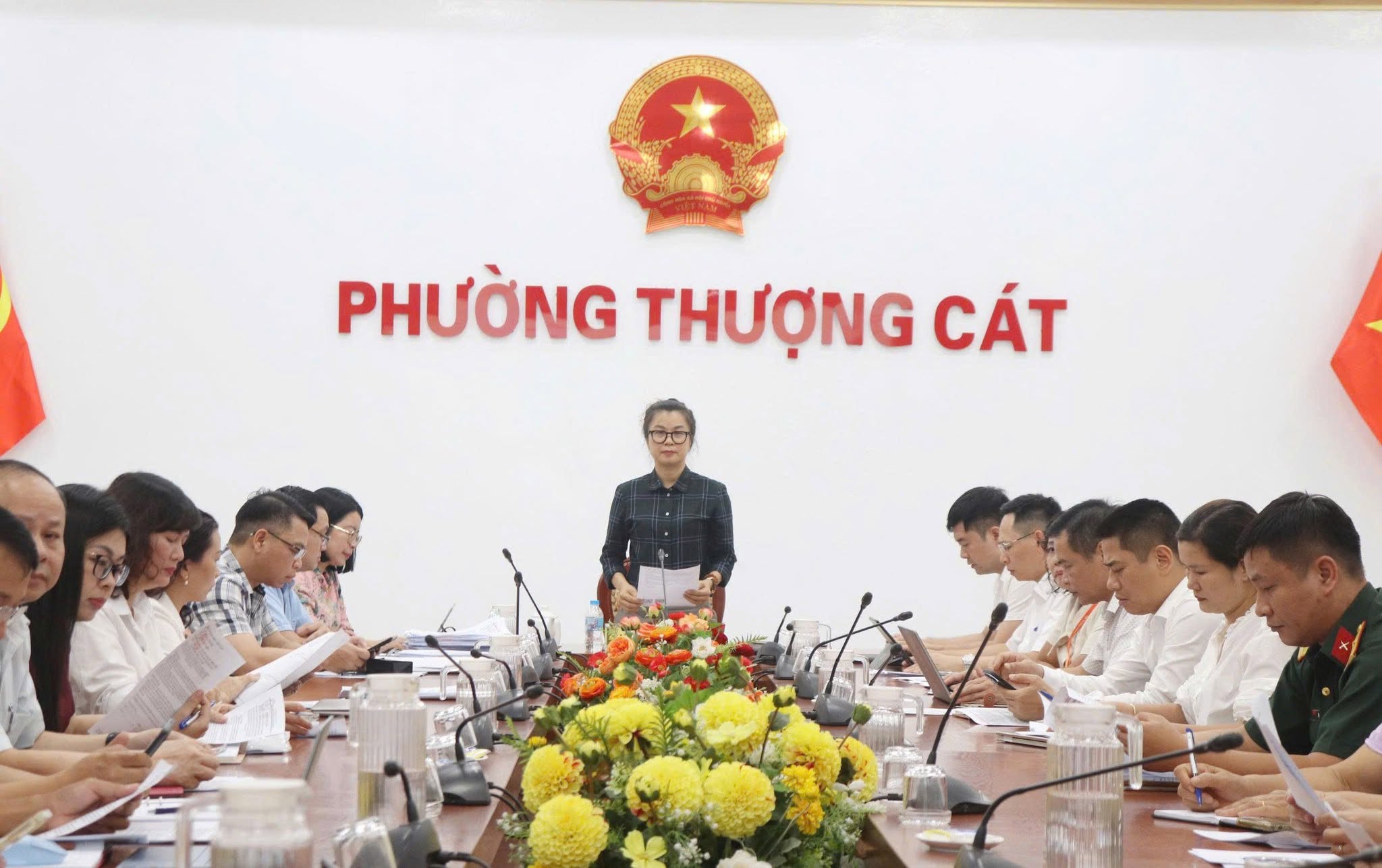 Phường Thượng Cát triển khai lấy ý kiến nhân dân về Điều chỉnh tổng thể Quy hoạch phân khu đô thị sông Hồng