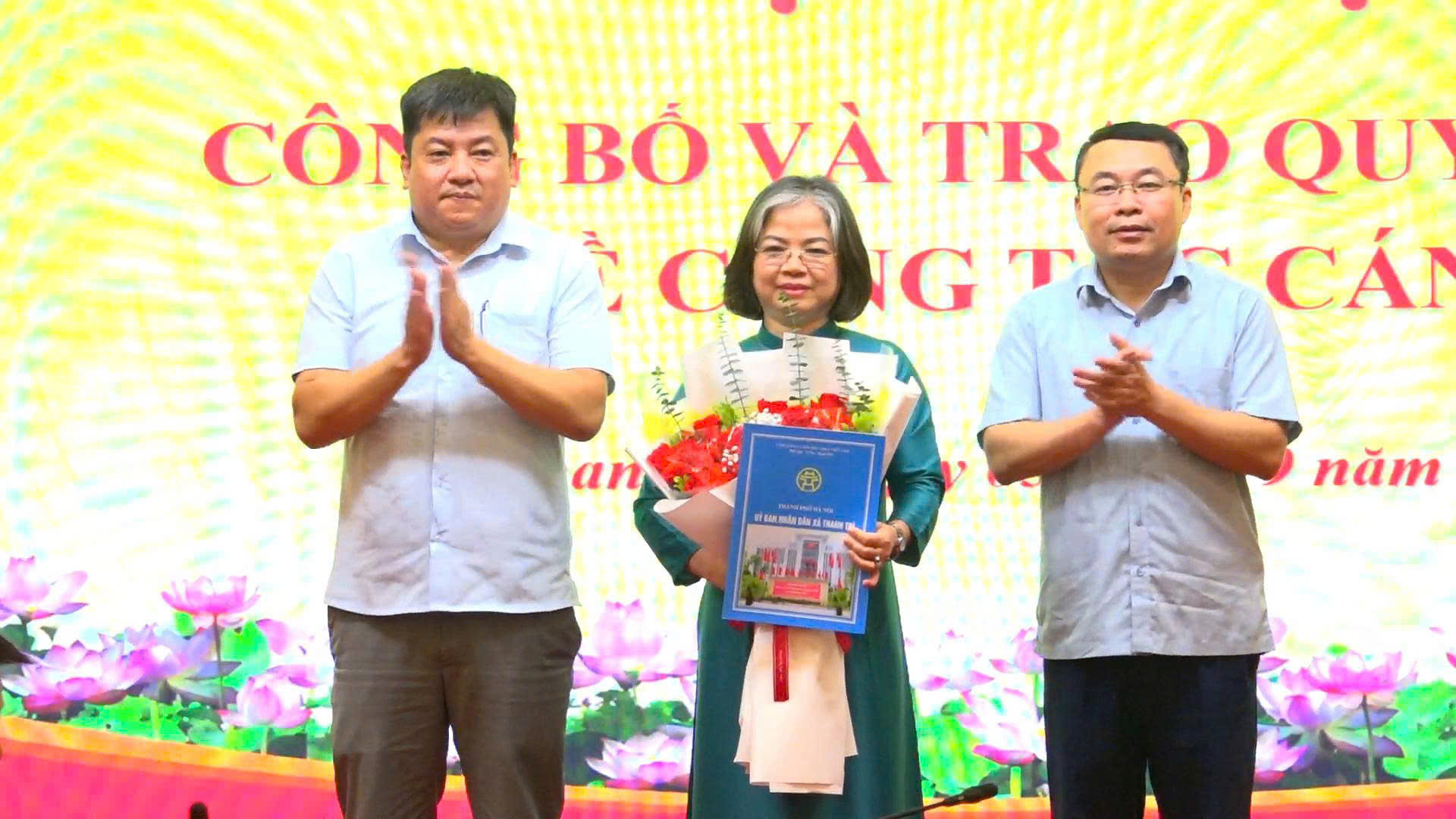 Xã Thanh Trì kiện toàn cán bộ quản lý, nâng chất lượng giáo dục và y tế cơ sở