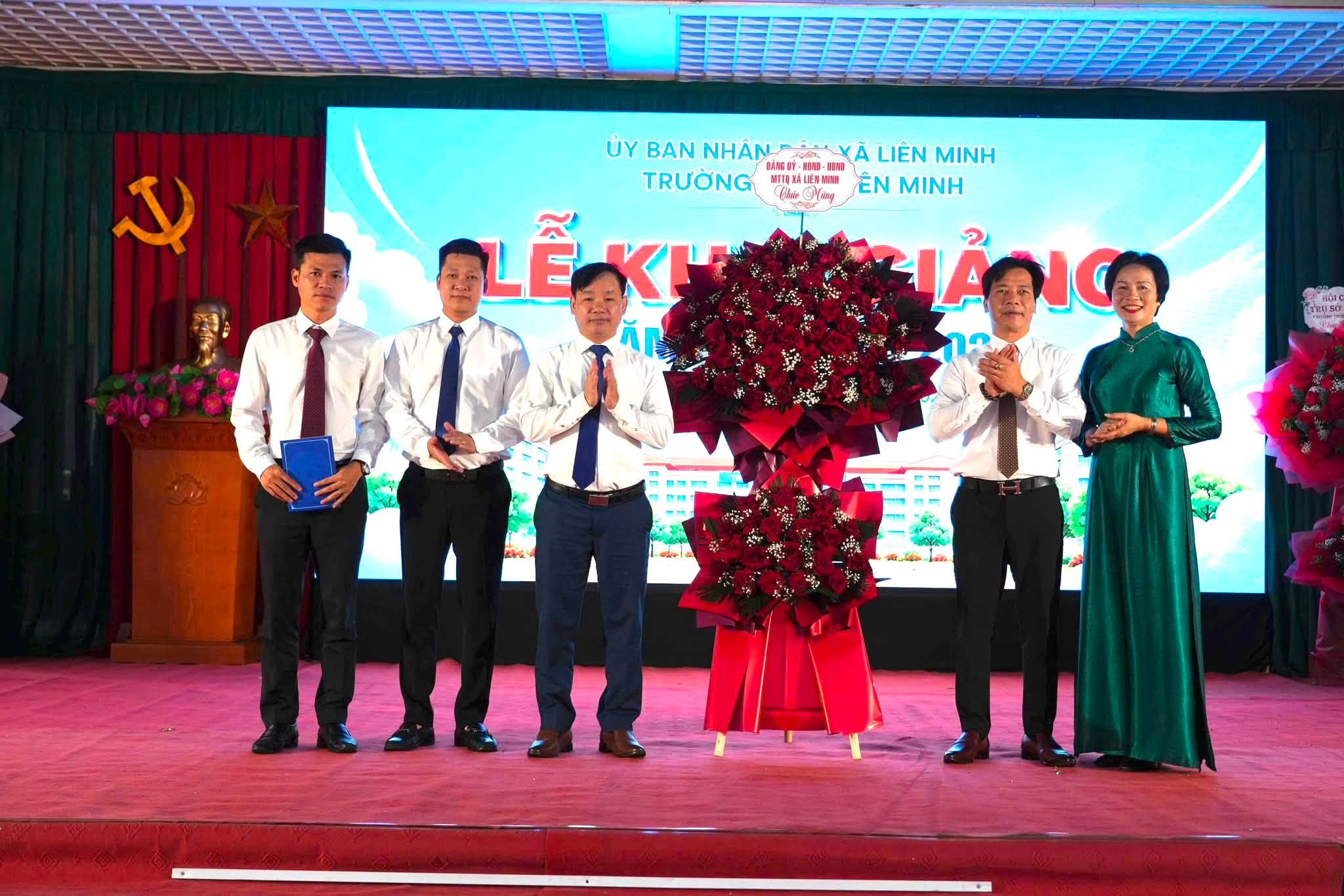 Xã Liên Minh rộn ràng khai giảng năm học mới tại 15 điểm trường, phân hiệu