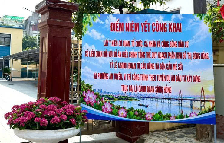 Phường Phú Thượng tăng cường công khai, minh bạch trong lấy ý kiến Quy hoạch phân khu đô thị sông Hồng