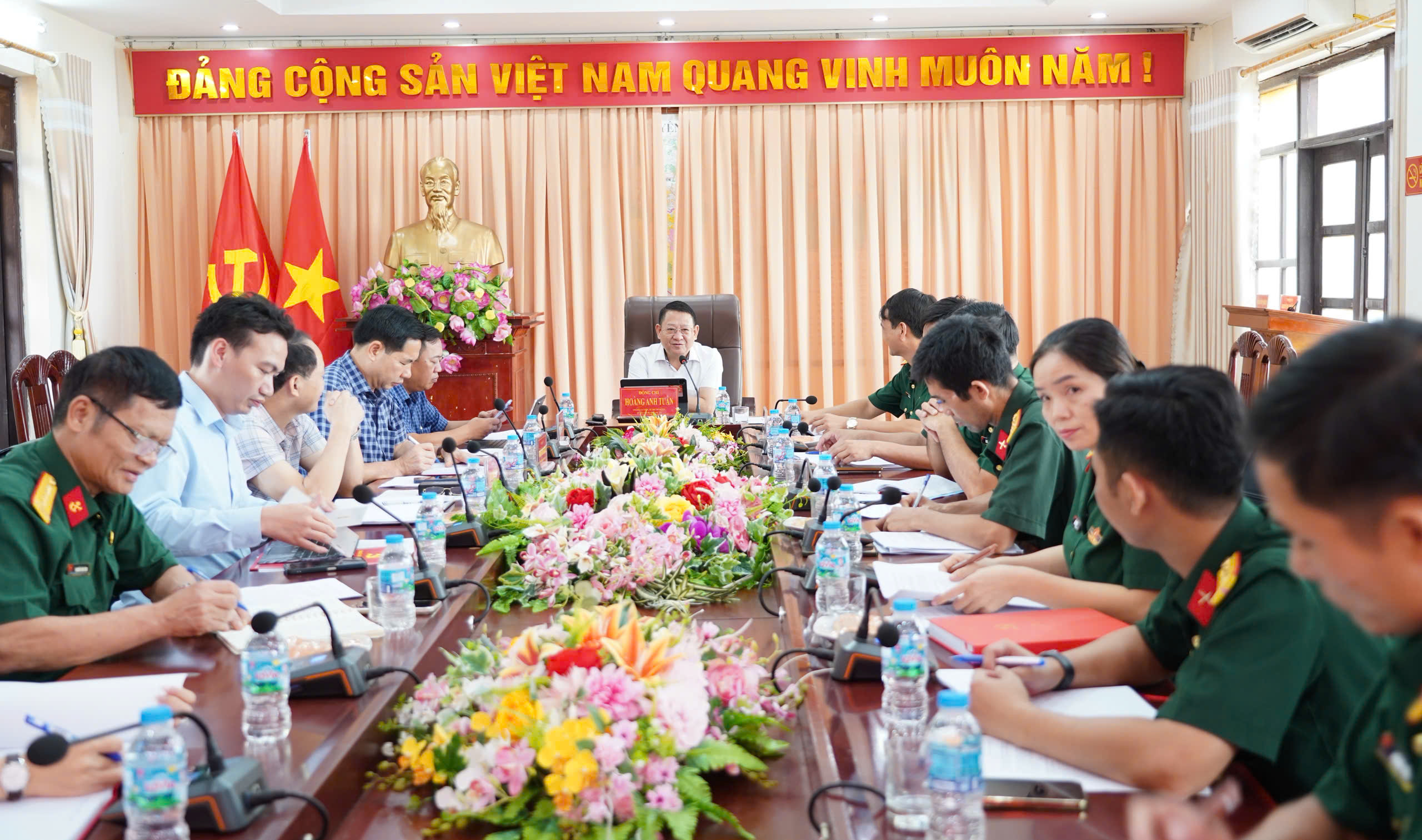 Xã Quang Minh nâng chất lượng Chi bộ Quân sự, gắn sinh hoạt Đảng với nhiệm vụ quốc phòng