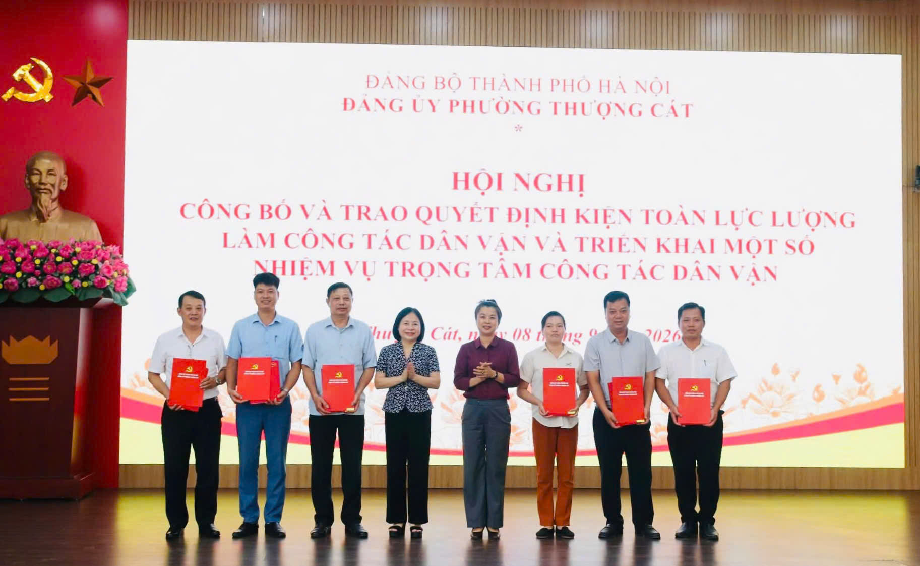 Phường Thượng Cát kiện toàn lực lượng dân vận, đưa việc nắm dân, nghe dân sát hơn từ cơ sở