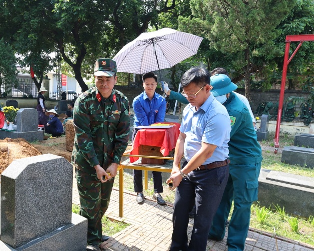 Xã Xuân Mai hoàn thành khai quật 47 phần mộ liệt sĩ chưa xác định danh tính, vượt tiến độ