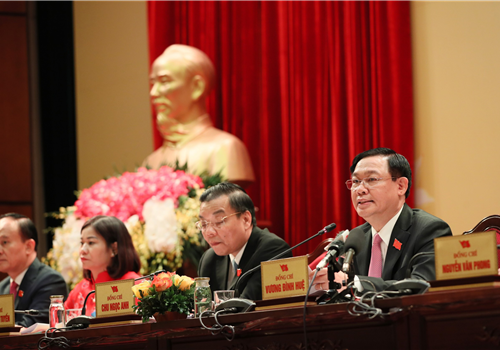 Quang cảnh Hội nghị họp báo
